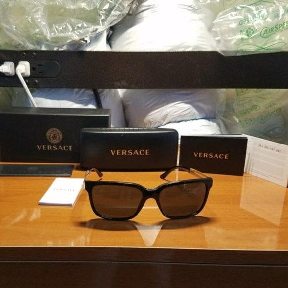NWT Authentic Mens Versace Acetate Sunglasses